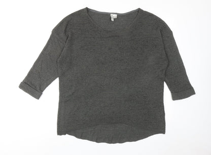 Womens UK Size L H&M Green Pullover Jumper