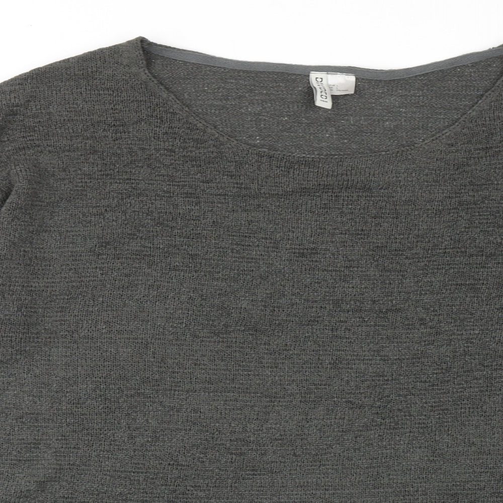 Womens UK Size L H&M Green Pullover Jumper