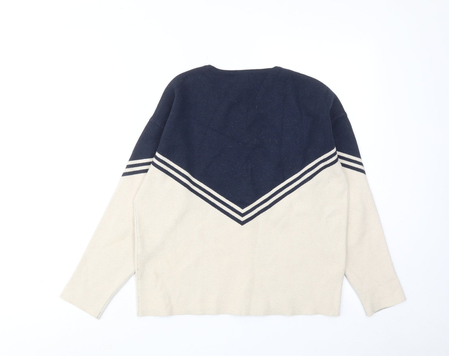 Womens UK Size S Selected Femme Beige Pullover Jumper