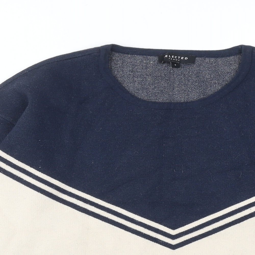 Womens UK Size S Selected Femme Beige Pullover Jumper