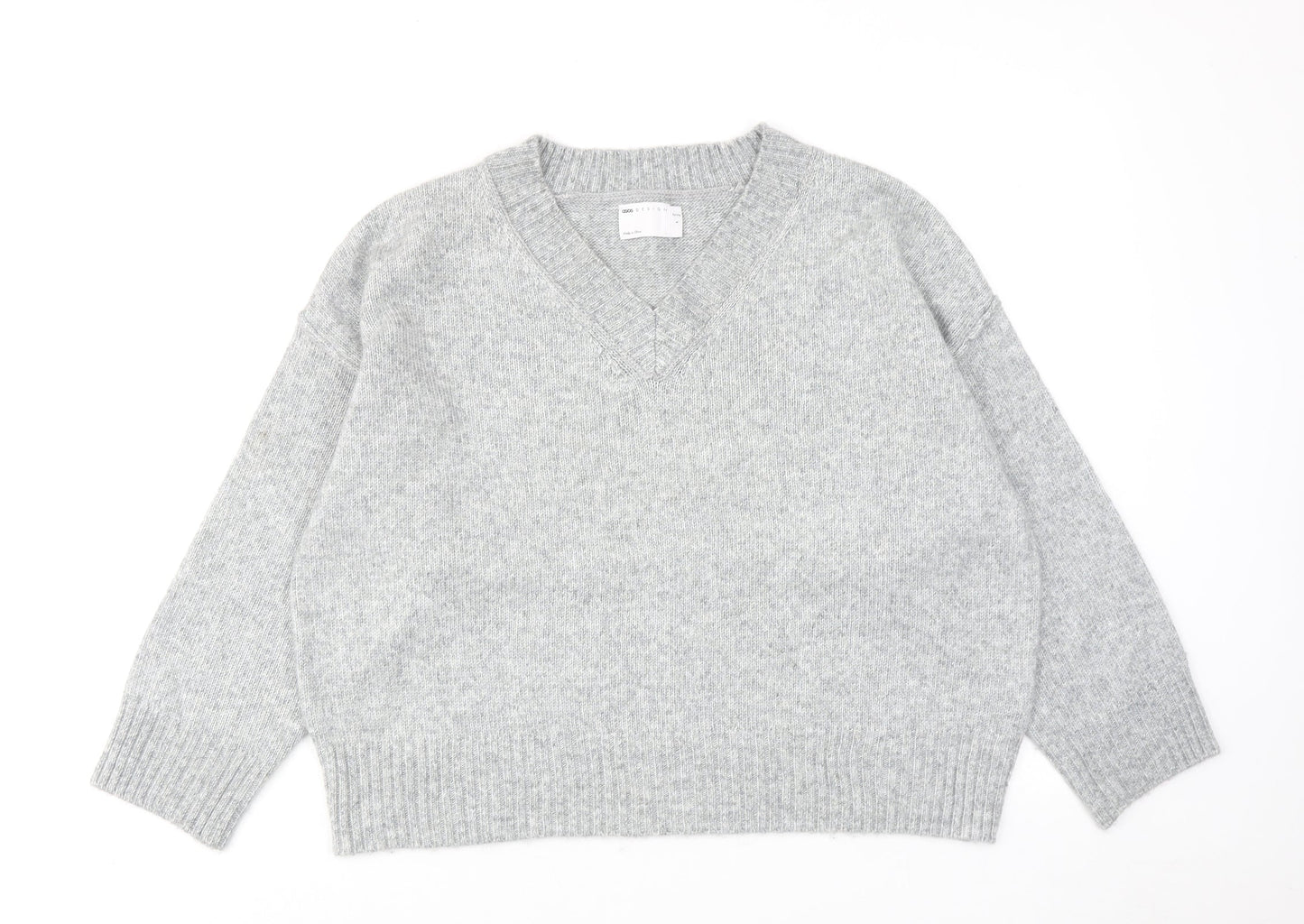 Womens UK Size S ASOS Grey Pullover Jumper