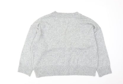Womens UK Size S ASOS Grey Pullover Jumper