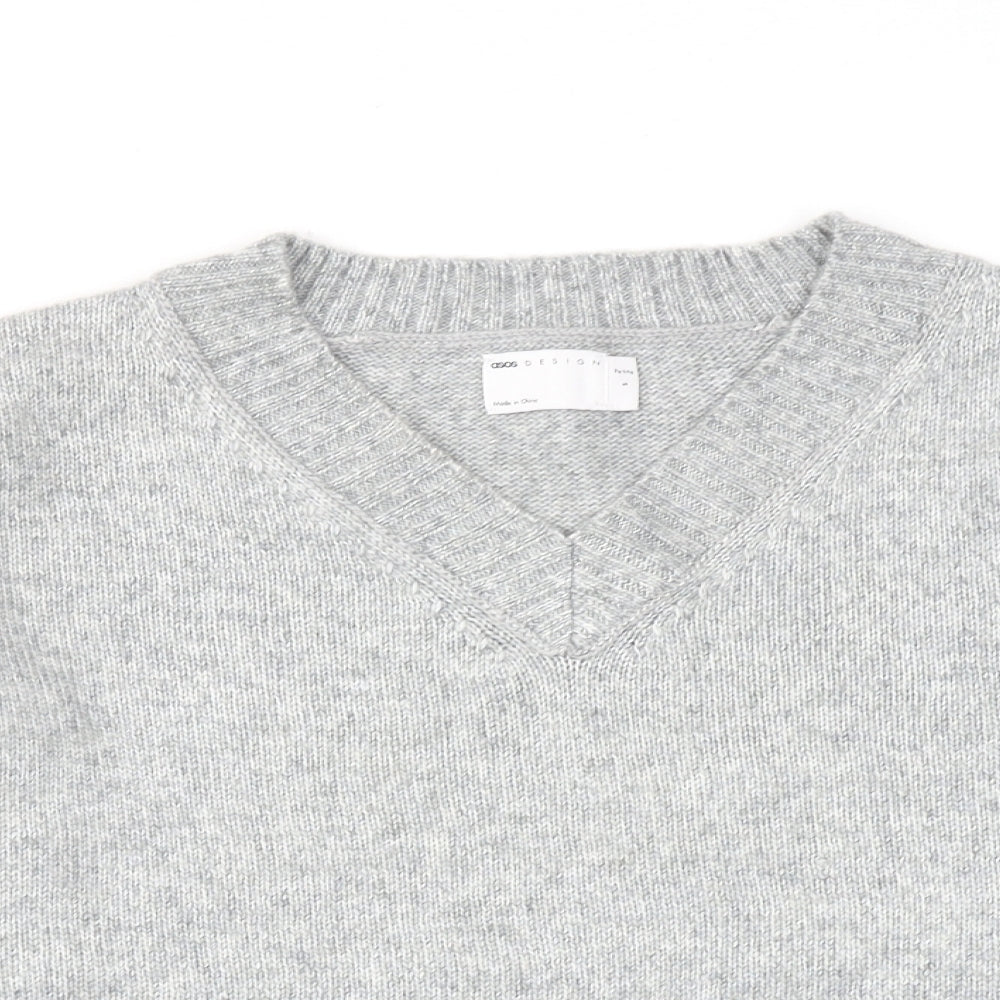 Womens UK Size S ASOS Grey Pullover Jumper