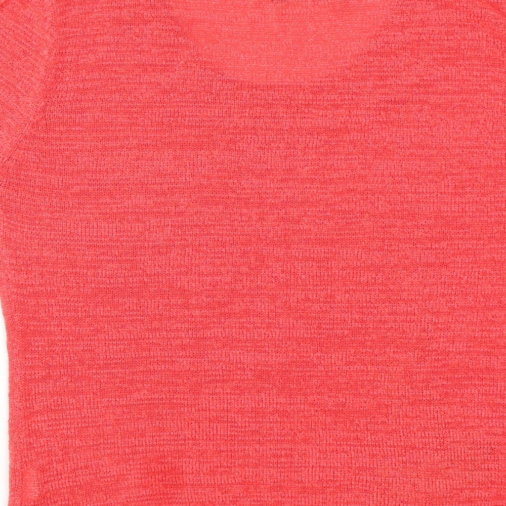 Womens UK Size M Saloos Pink Pullover Jumper