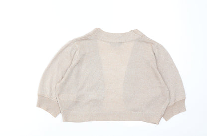 Womens UK Size 14 Dorothy Perkins Brown Cardigan Jumper