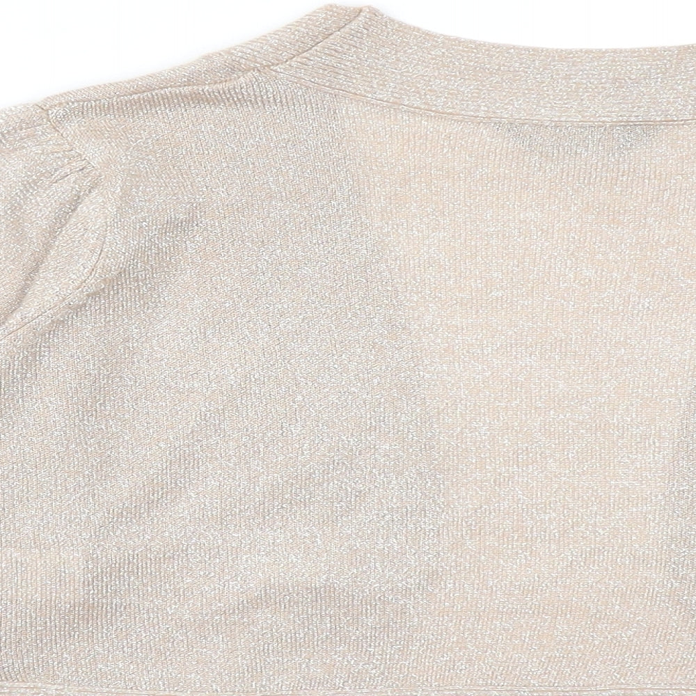 Womens UK Size 14 Dorothy Perkins Brown Cardigan Jumper