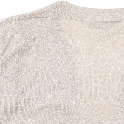 Womens UK Size 14 Dorothy Perkins Brown Cardigan Jumper