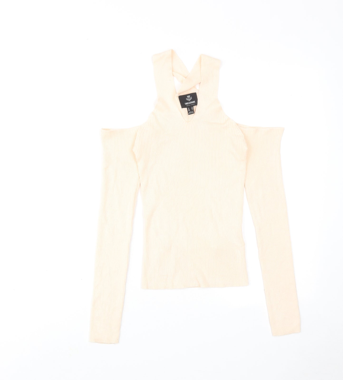 Womens UK Size 10 Threadbare Pink Pullover Jumper