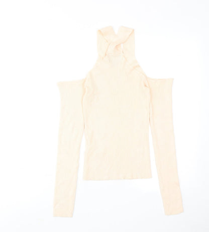 Womens UK Size 10 Threadbare Pink Pullover Jumper