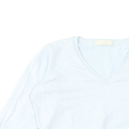 Womens UK Size 12 Marks and Spencer Blue Pullover Jumper