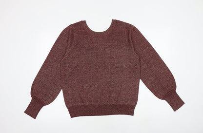 Womens UK Size L VILA Red Pullover Jumper