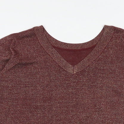 Womens UK Size L VILA Red Pullover Jumper