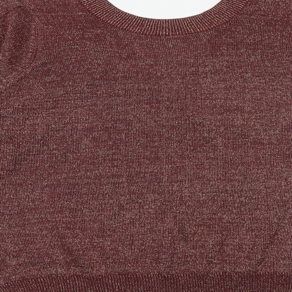 Womens UK Size L VILA Red Pullover Jumper