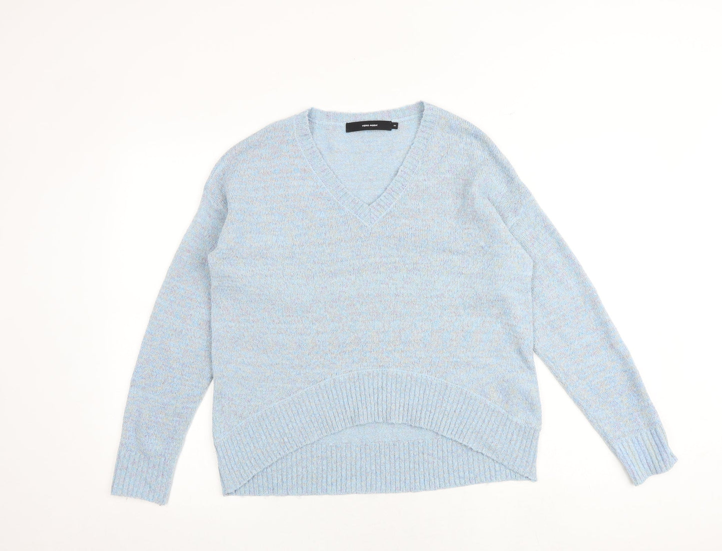 Womens UK Size XS VERO MODA Blue Pullover Jumper