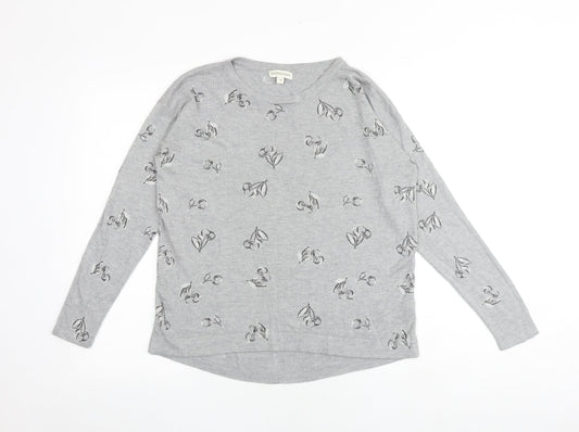 Womens UK Size M Monsoon Grey Pullover Jumper