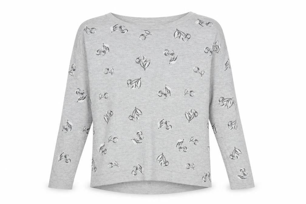 Womens UK Size M Monsoon Grey Pullover Jumper