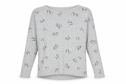 Womens UK Size M Monsoon Grey Pullover Jumper