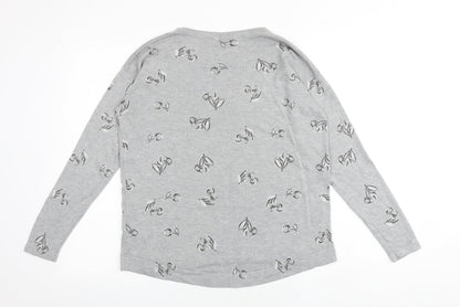 Womens UK Size M Monsoon Grey Pullover Jumper