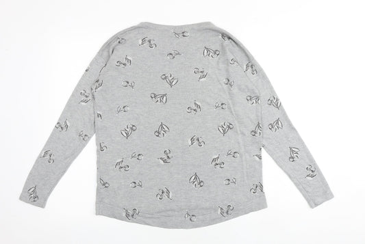 Womens UK Size M Monsoon Grey Pullover Jumper