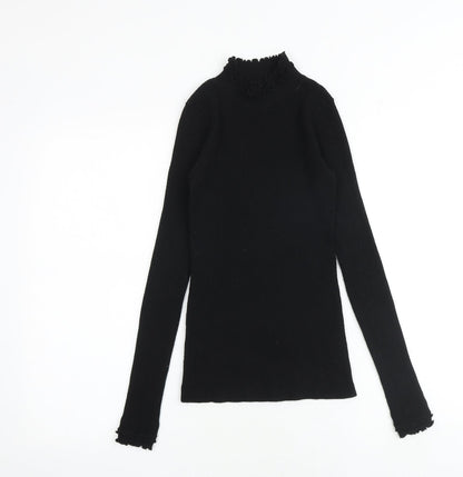 Womens UK Size 6 River Island Black Pullover Jumper