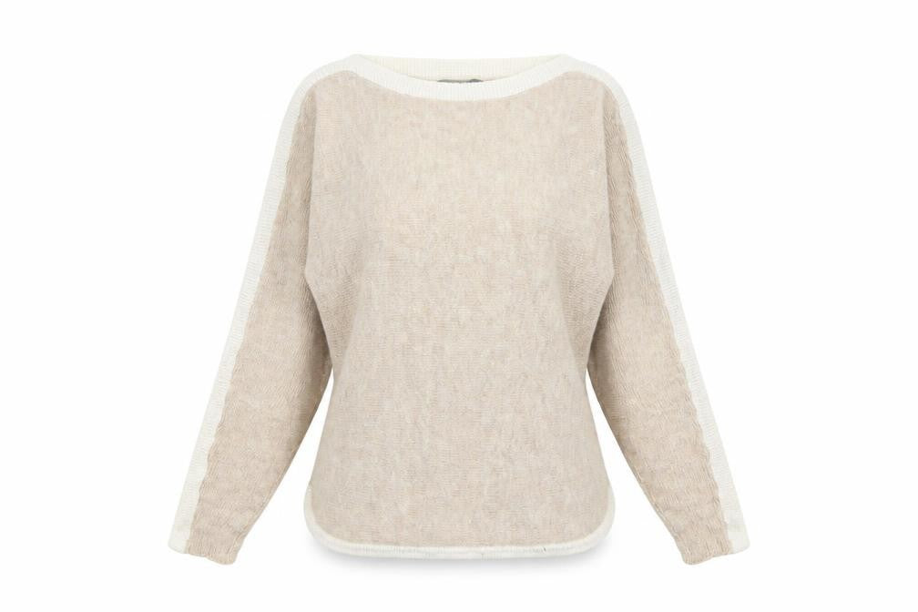 Womens UK Size XS Oasis Brown Pullover Jumper