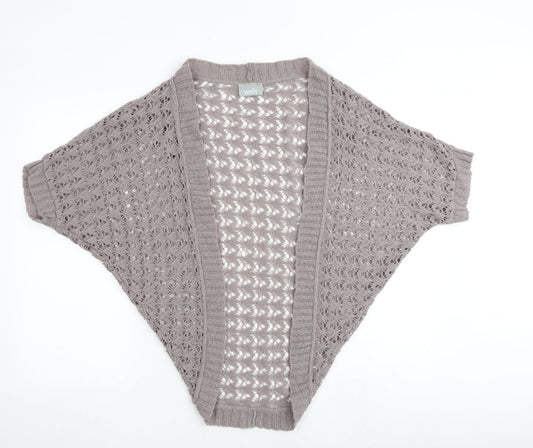 Womens UK Size S Wallis Brown Cardigan Jumper