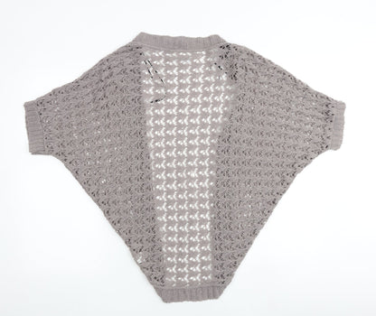 Womens UK Size S Wallis Brown Cardigan Jumper