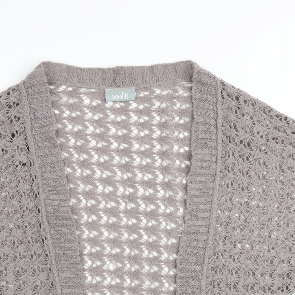 Womens UK Size S Wallis Brown Cardigan Jumper