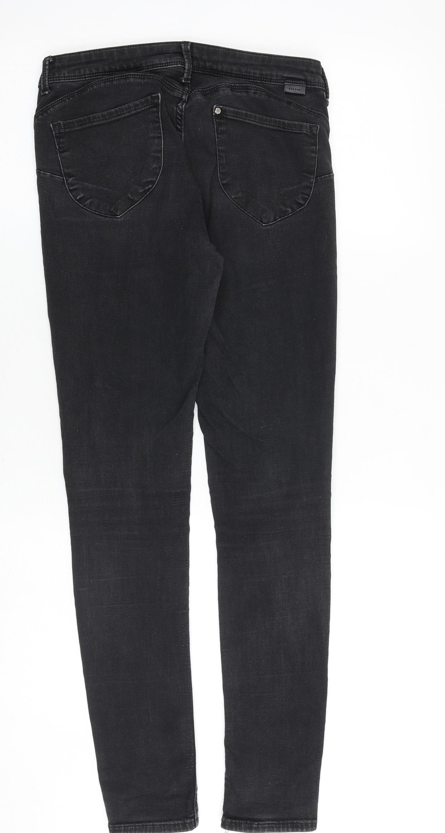 Womens UK Size 28 in H&M Slim Fit Skinny Black Jeans