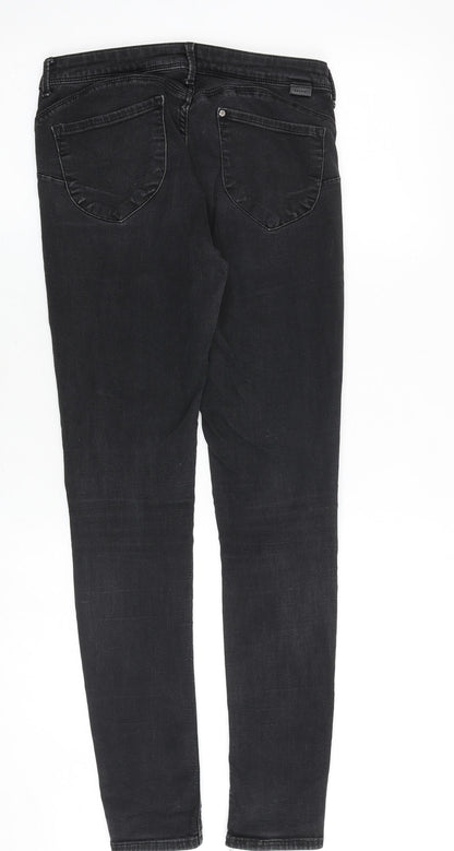 Womens UK Size 28 in H&M Slim Fit Skinny Black Jeans