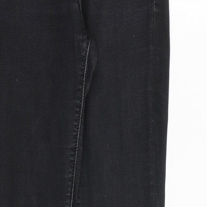 Womens UK Size 28 in H&M Slim Fit Skinny Black Jeans