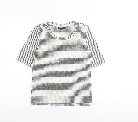 Womens UK Size 10 Topshop Multicoloured Basic T-Shirt
