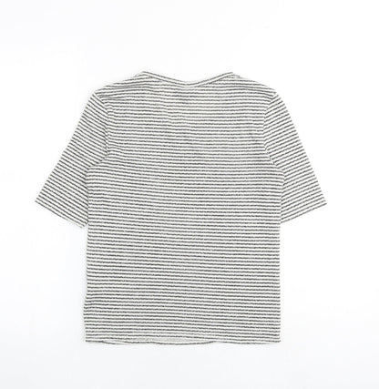 Womens UK Size 10 Topshop Multicoloured Basic T-Shirt