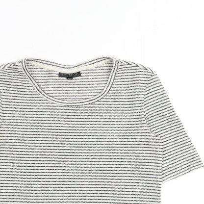 Womens UK Size 10 Topshop Multicoloured Basic T-Shirt
