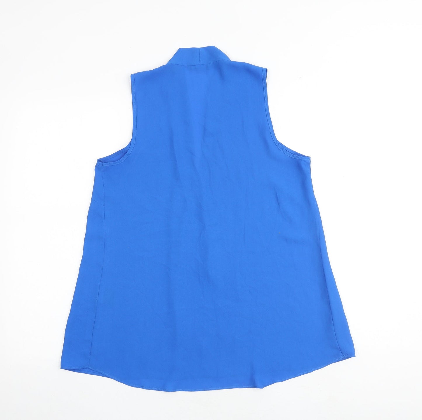 Womens UK Size 10 Roman Blue Basic Tank