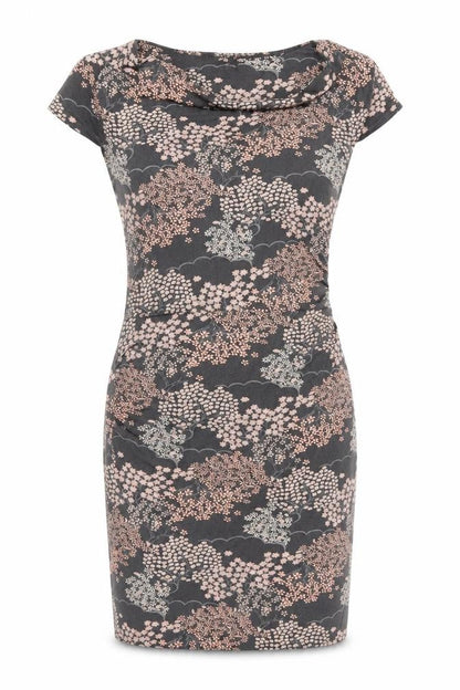 Phase Eight Womens Green Floral Viscose Shift Size 12 Cowl Neck Pullover
