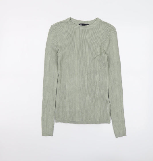 Womens UK Size 8 Marks and Spencer Green Pullover Jumper