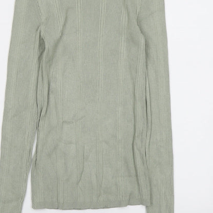 Womens UK Size 8 Marks and Spencer Green Pullover Jumper