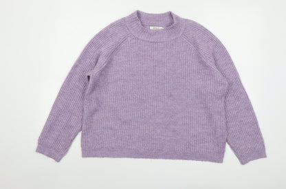 Womens UK Size M Only Purple Pullover Jumper