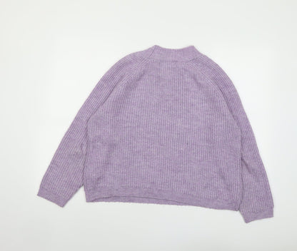 Womens UK Size M Only Purple Pullover Jumper