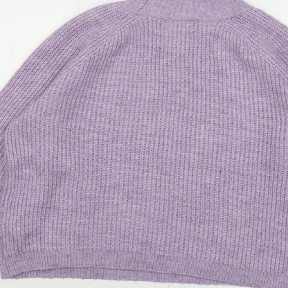 Womens UK Size M Only Purple Pullover Jumper
