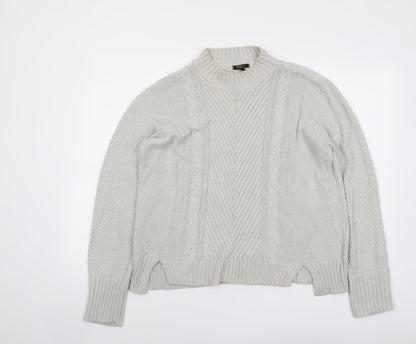 Womens UK Size L Therapy Grey Pullover Jumper