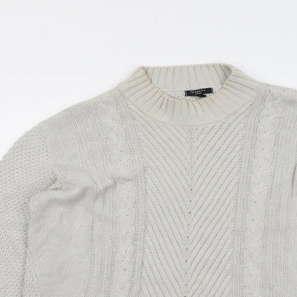 Womens UK Size L Therapy Grey Pullover Jumper