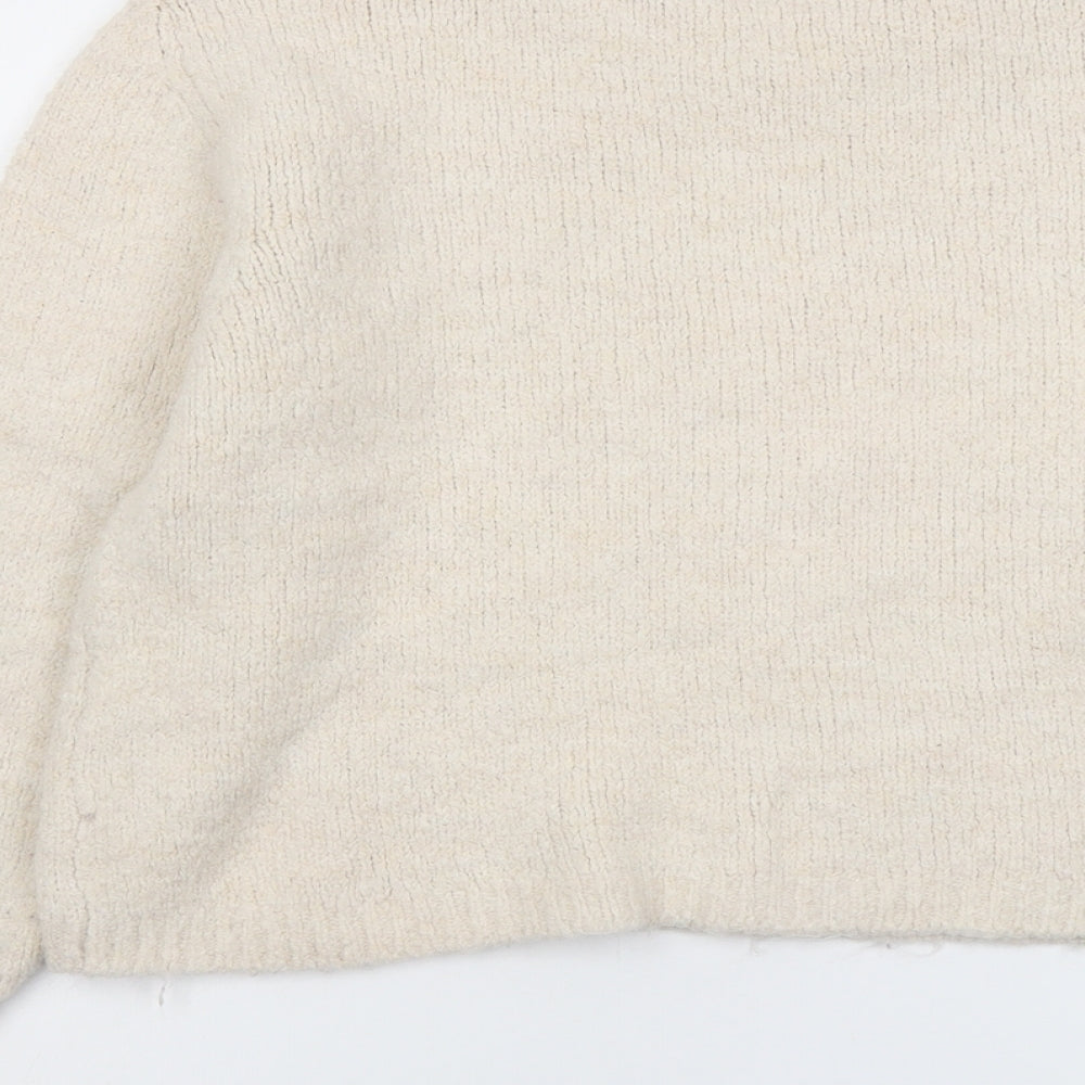 Womens UK Size M RESERVED Beige Pullover Jumper