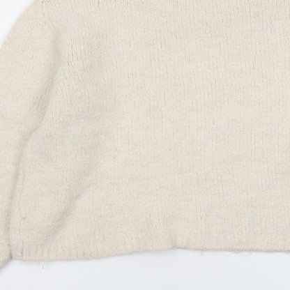 Womens UK Size M RESERVED Beige Pullover Jumper