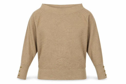 Womens UK Size 12 Lipsy Beige Pullover Jumper