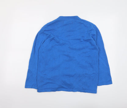 Womens UK Size XS Adini Blue Cardigan Jumper