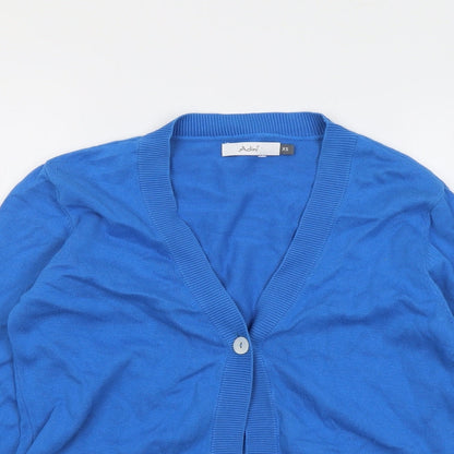 Womens UK Size XS Adini Blue Cardigan Jumper