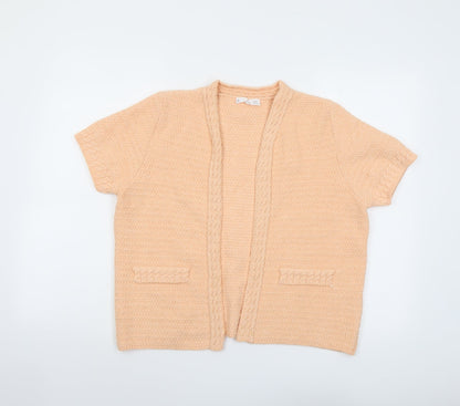 Womens UK Size L Mango Pink Cardigan Jumper