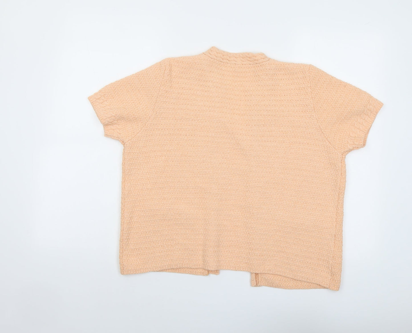 Womens UK Size L Mango Pink Cardigan Jumper